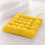 Velvet Chair Seat Cushion Square Solid Color 1 Pack 2
