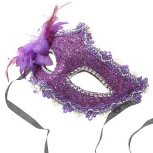1Luxe Venetiaans Masker Met En Kristallen Carnavalsbal