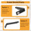 Adjustable Outdoor Light String Hooks for 3.2-6 Inch Concrete Cinder Block Wall and Fences, 5 Pcs String Light Hangers 6