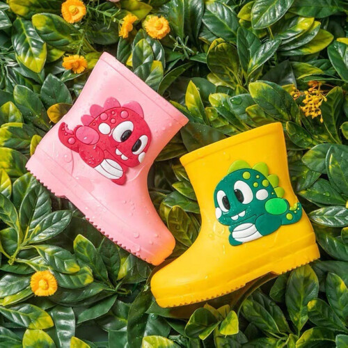 Children's Rubber Rain Boots Cartoon Design 1 Pair 1