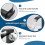 Matte Black Bathroom Faucet Single Handle Deck Mount with 4