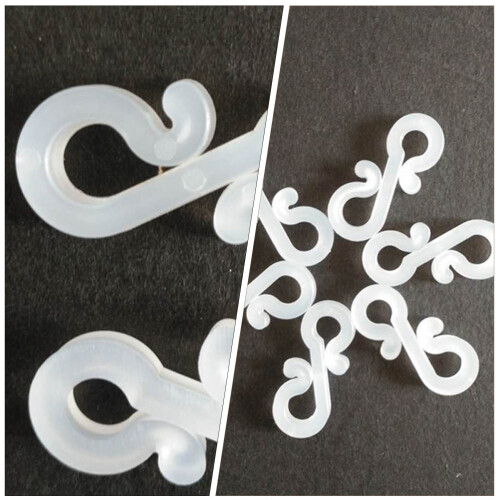 100St Kerstlicht Ophanghaken Plastic Voor String Lights Decoratie 2