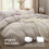 Oversized King Duvet Cover Set Prewashed Cotton-Like 3 pcs 2