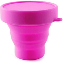 Collapsible Silicone Cup Foldable Sterilizing Cup for Menstrual Cups and Storing Your Diva Cup