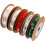 5Rollen Feestdecoratie Lint Kerst Print Glad Polyester 7