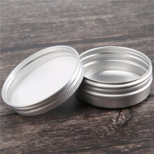 Pack Of 40 Screw Top Round Aluminum Tins Cans - Aluminum Screw Lid Round Tin Container Bottle