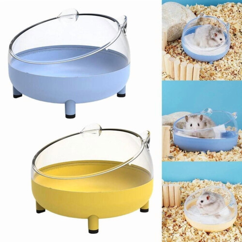 Hamster-Sandbadebox, transparent, Haustierbadezimmer 1