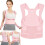 Pink Posture Back Brace til mænd og kvinder – Åndbar 5