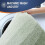 Tapete de banheiro verde sálvia 91 x 61 cm (36 x 24 polegadas) com base de borracha em microfibra 5