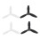32 Propellers Props Replacement Parts Blades for  Bebop 2 Drone Black White 2