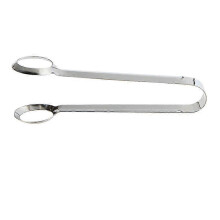 Compact Food Clip Tongs for Cooking, Baking Eggs and Cookies, 18.5cm Kitchen Utensil with Secure Grip, 1-Pack Non-Slip Silicone Tips