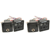 2X FISHMAN GUITARS Gitarren-Tonabnehmer ISYS+ EQ-Vorverstärkersystem für Akustikgitarrenverstärker, Einstellbarer Sound, Gitarrenzubehör