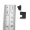 Snap fastener set for convertible top hinge cover - fits E93 335i 4
