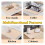 2 Pack XXL Large Microfiber Dish Drying Mat,24x17.7 Inch Absorbent Dish Drainer Kitchen Counter,Dish Drying Pad 4