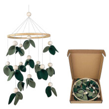 Forest Leaves Wind Chimes for Outside Felt-Windchimes Outdoor Garden Bedroom Home Decorations for Mom Women Wife Gift