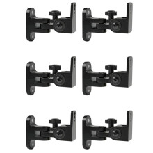 Lautsprecher Halterung Montiert ein der Wand, Universal Umgeben Sound Wand Halter StäNder Aus Zink Legierung (6 StüCk)