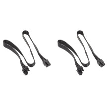 2X Placa de Vídeo PSU de 8 Pinos para PCIe 8P (6+2) Pinos PCIE GPU Cabo de Alimentação para EVGA G1 G2 G3 G+ P2 T2 GS Series Alimentação Modular