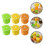 Plastic Containers with Lids Sauce Cup for Storage 6Pcs Reusable Pe Material 4