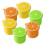 Plastic Containers with Lids Sauce Cup for Storage 6Pcs Reusable Pe Material 5