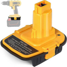 2025 New Dm18d Dca1820 Battery Adapter with Usb for Dewalt 20v/18v for Milwaukee M18 18v Lithium Battery Dcb204 Dcb205 Converter for Dewalt 18v/20v Ni