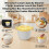 (Yellow) Microwave Safe Plastic Lunch Box with Lid (50 char) 1