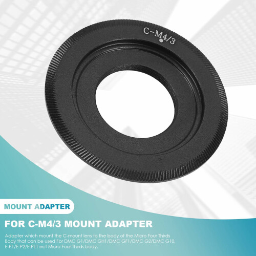 C - mount lens - Micro Four Thirds (,for ) camera body support Lens Mount Adapter C - M4 / 3