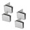 Display glass hinges 4 pack for cabinet door wine rack 1