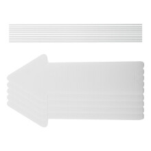 Blank Arrow Yard Signs with Stakes, 10 Pack 17 X 6 Inches White Blank Wedding Directional Yard Signs, Arrow Yard Signs