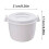 (Yellow) Microwave Safe Plastic Lunch Box with Lid (50 char) 6
