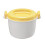 (Yellow) Microwave Safe Plastic Lunch Box with Lid (50 char) 7
