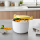 (Yellow) Microwave Safe Plastic Lunch Box with Lid (50 char) 9