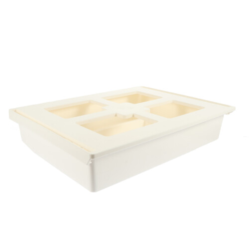 1Set Opbergbox Onder Met Zelfklevend Design Beige
