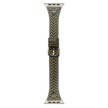 (Green, Multicolor) AS Watch Band For Apple Watch Series 10 9 8 7 SE 6 5 4 3 2 1 42mm 41mm 40mm 38mm Heart Pattern Embos