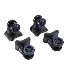4 Stuks Bagagewielen Koffer Dubbele Rij Roller Hardware Reparatieset Zware Wielen 360  Spinner Zwenkwielen