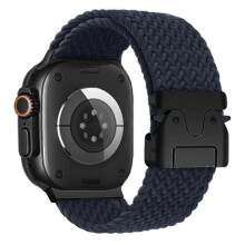 (Midnight Blue, Multicolor) Braided Strap for Apple Watch Series 10 9 8 7 SE 6 5 4 3 2 1 42mm 41mm 40mm 38mm Watch Band 24mm Par