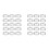 30 Pack Stainless Steel Tart Ring, Heat-Resistant Perforated Cake Mousse Ring, Round Ring Baking Doughnut Tools 1