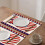 Independence Day linen placemats heat-insulating 4-pack 4