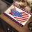 Independence Day linen placemats heat-insulating 4-pack 5