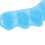 (5 Pcs) 5x2 Pairs Elastic Silicone Gel Toe Separators Straighteners Blue 5