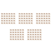 150 Pcs Burlap Bows Burlap Bow Knot Handmade Burlap for Christmas Decorate Tree Festival Holiday Party Supplies