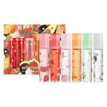 .6 Sets Lip Oil, Fruit Lip Oil, Moisturizing And Hydrating, Lip Oil Bead