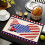 Independence Day linen placemats heat-insulating 4-pack 2