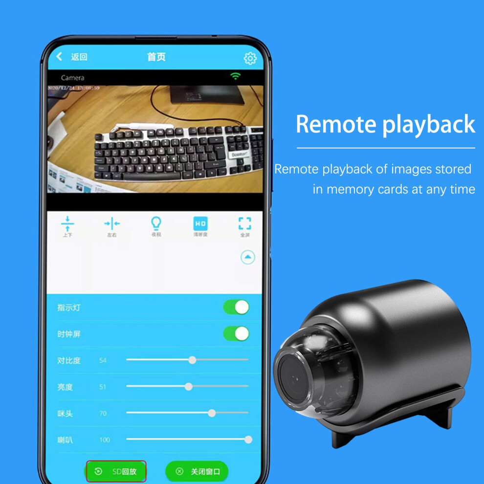 Wifi Camera 1080P Ai Human Detection Indoor 6443564587725