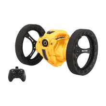 RC Stunt Car with Wifi Hd Camera Bounce Car Flexible Wheels Rotation Led Light Remote Control Jumping Vehicle Toy Gift