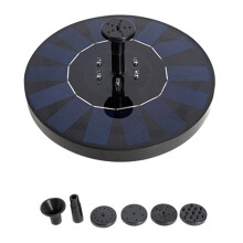 Solar Fountain, Floating Solar Water Pump for Bird Baths, Gardens, and Patios, No Battery or Electricity Needed