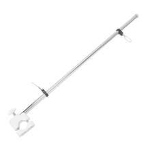 Marine Flag Pole 21in 304 Stainless Steel 22.2mm to 25.4mm Rail Mount for Yachts, Cars, RVs - Versatile Flagpole