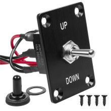 Interruttore A Levetta A Pulsante Auto-Reset 6 Pin 3 Posizioni su/Giù Trasferimento di Potenza con Piastra e Cappuccio Impermeabile
