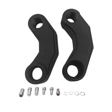 Aluminium Motorcycle Mirror Extenders Set Mirror Riser Extend Adapter Extender for Enhanced Rear View