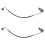 Rear Brake Hose (Left/Right) 68171955AE 68171956AE Suitable for   2pcs 1