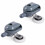 Shower screen door roller wheels 25mm Dia 4